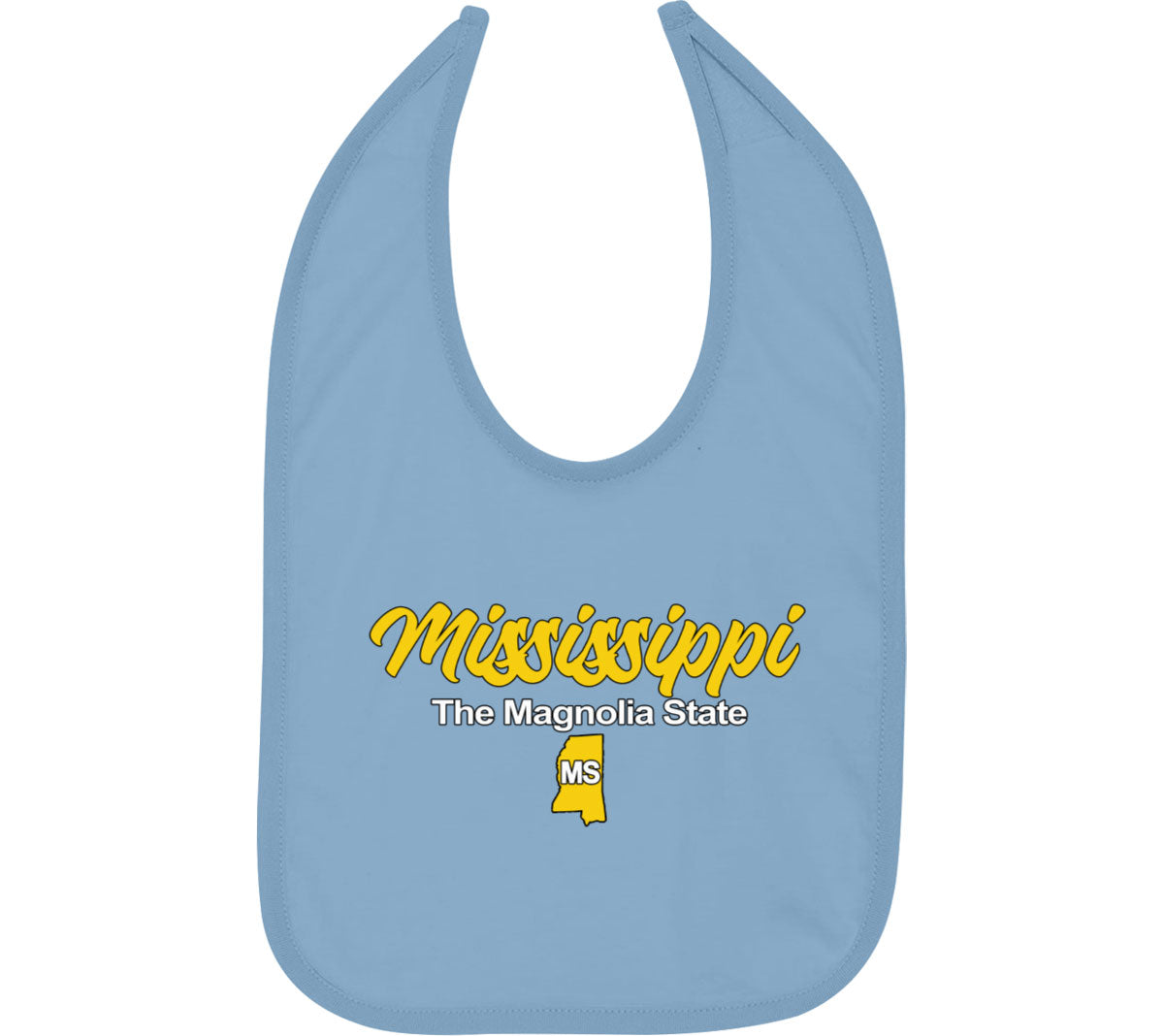 Mississippi The Magnolia State Baby Bib