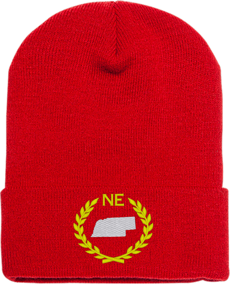 Nebraska State Knit Beanie