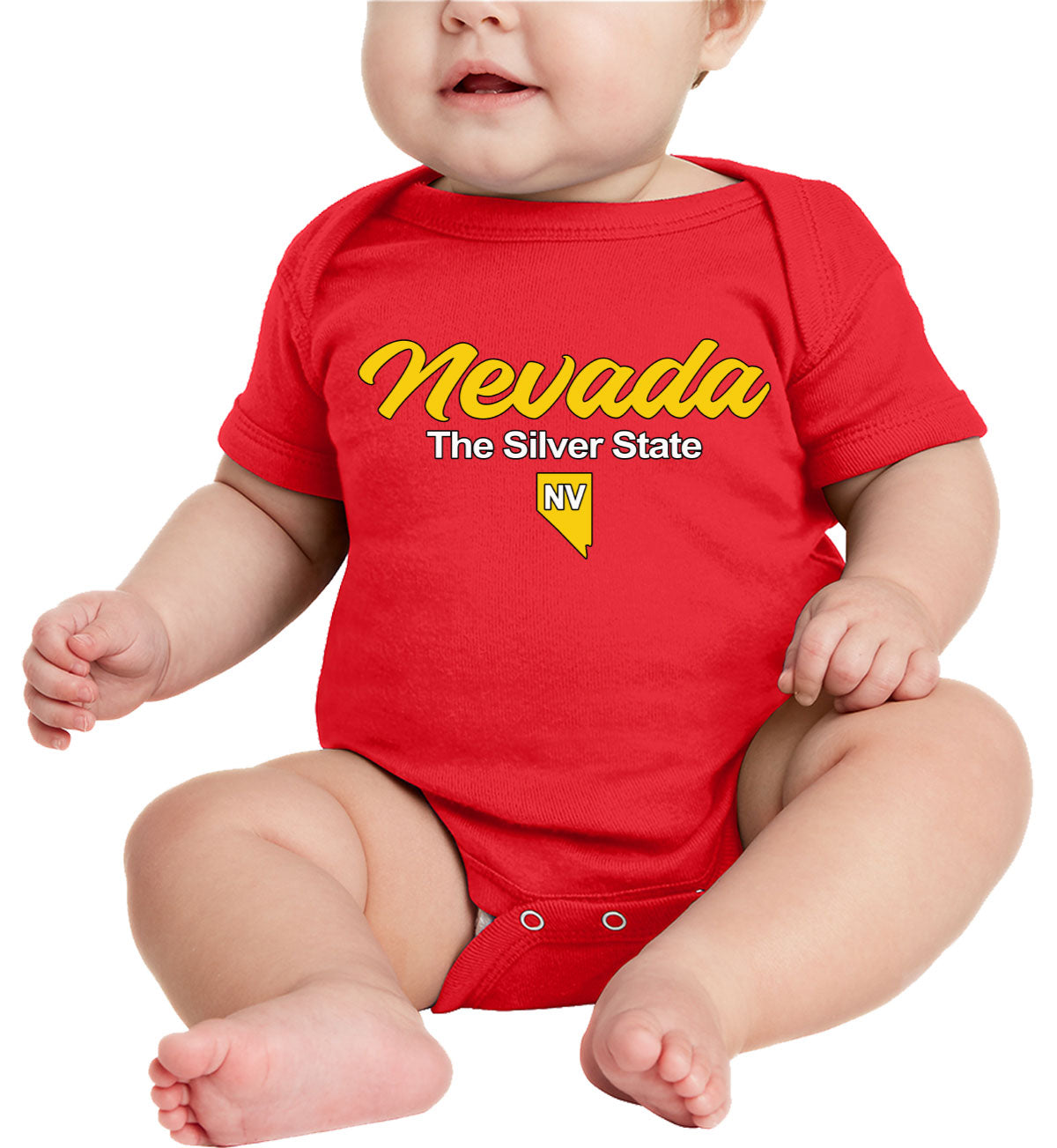 Nevada The Silver State Baby Onesie