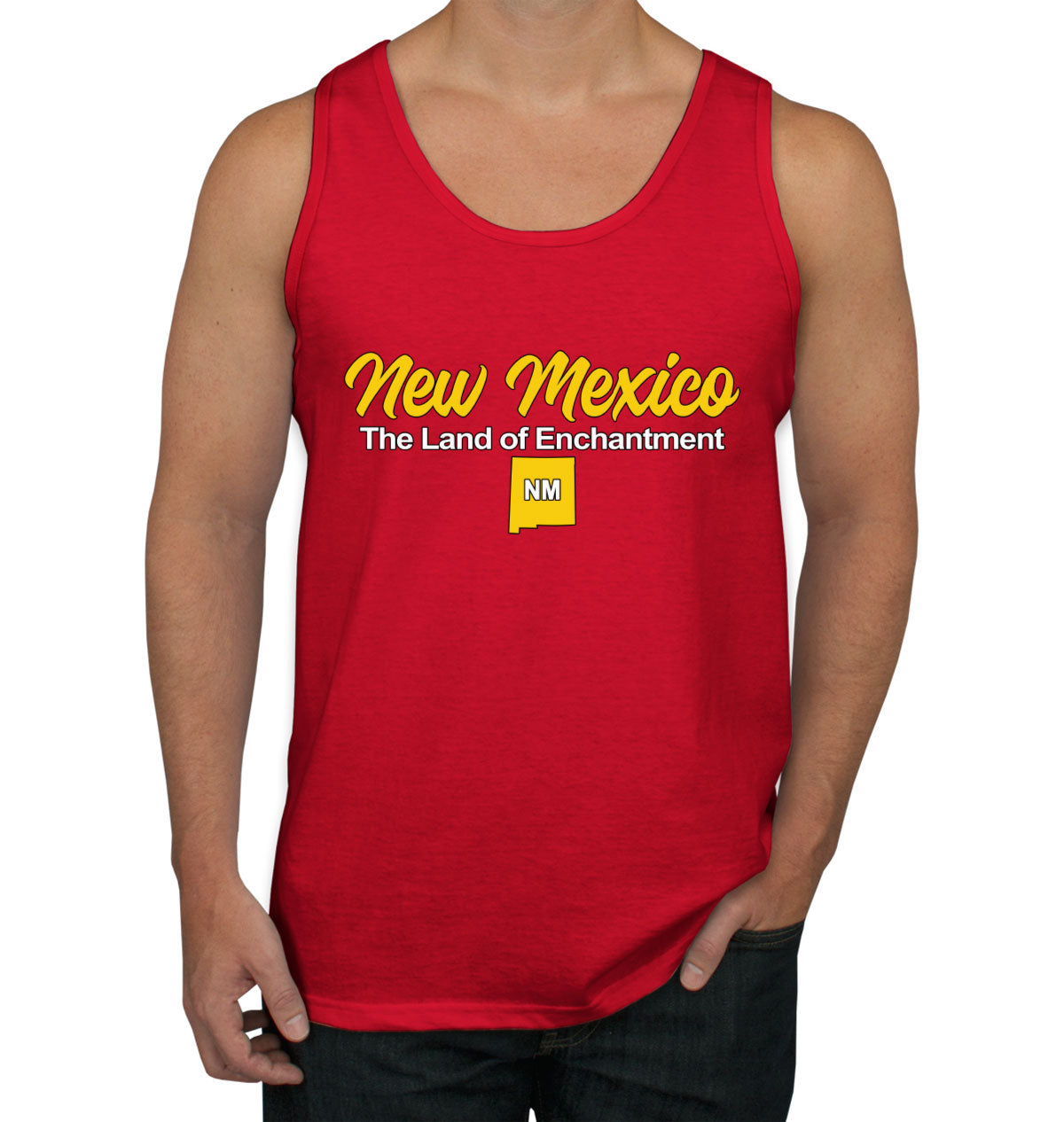 New Mexico The Land Of Enchantment Men's Tank Top