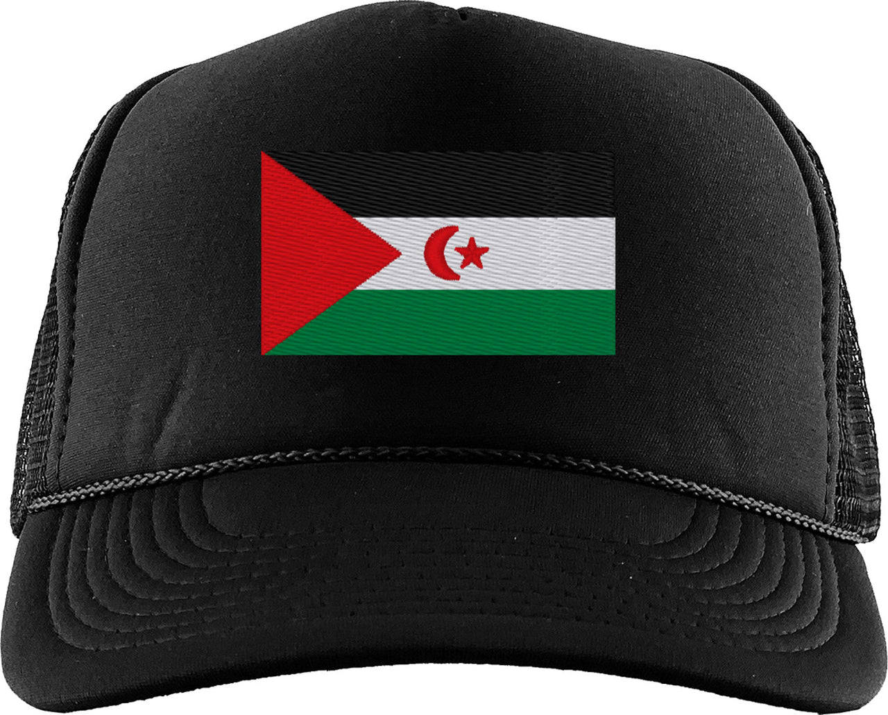 Western Sahara Flag Foam Trucker Hat