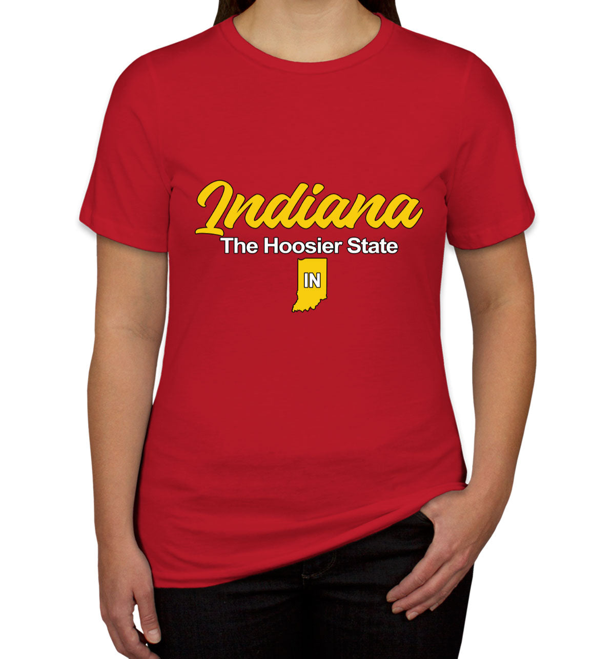 Indiana The Hoosier State Women's T-shirt