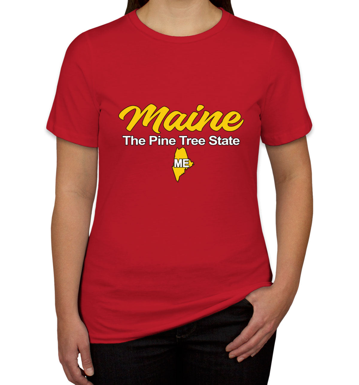 Maine The Pine Tree State Women's T-shirt