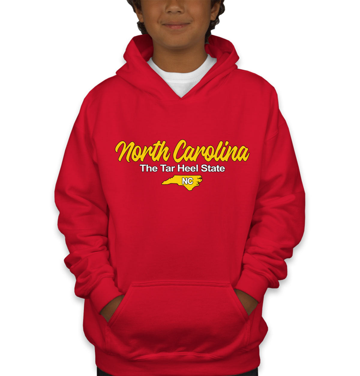 North Carolina The Tar Heel State Youth Hoodie