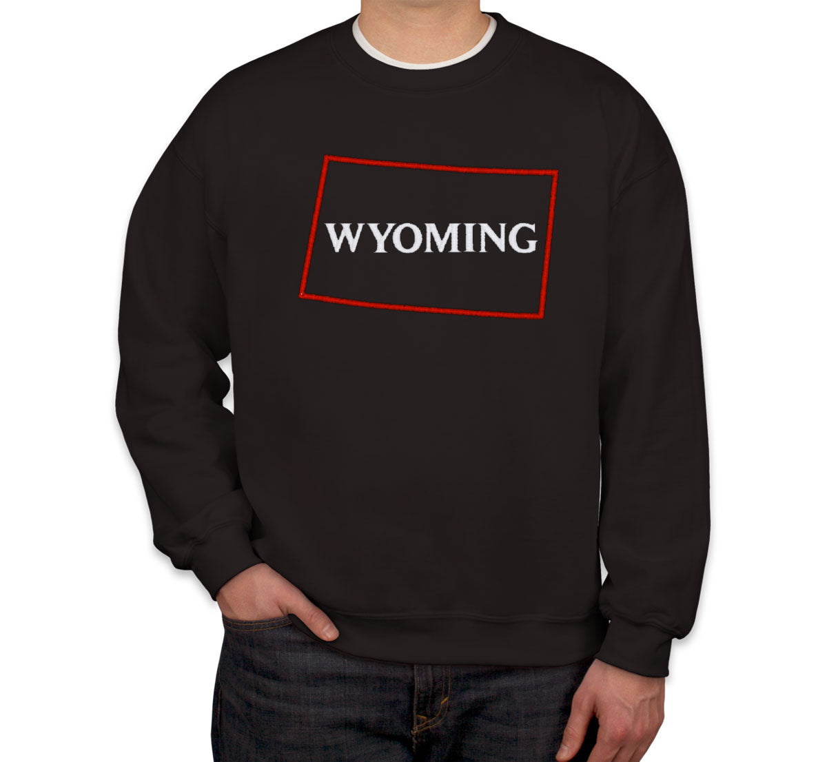 Wyoming Embroidered Unisex Sweatshirt
