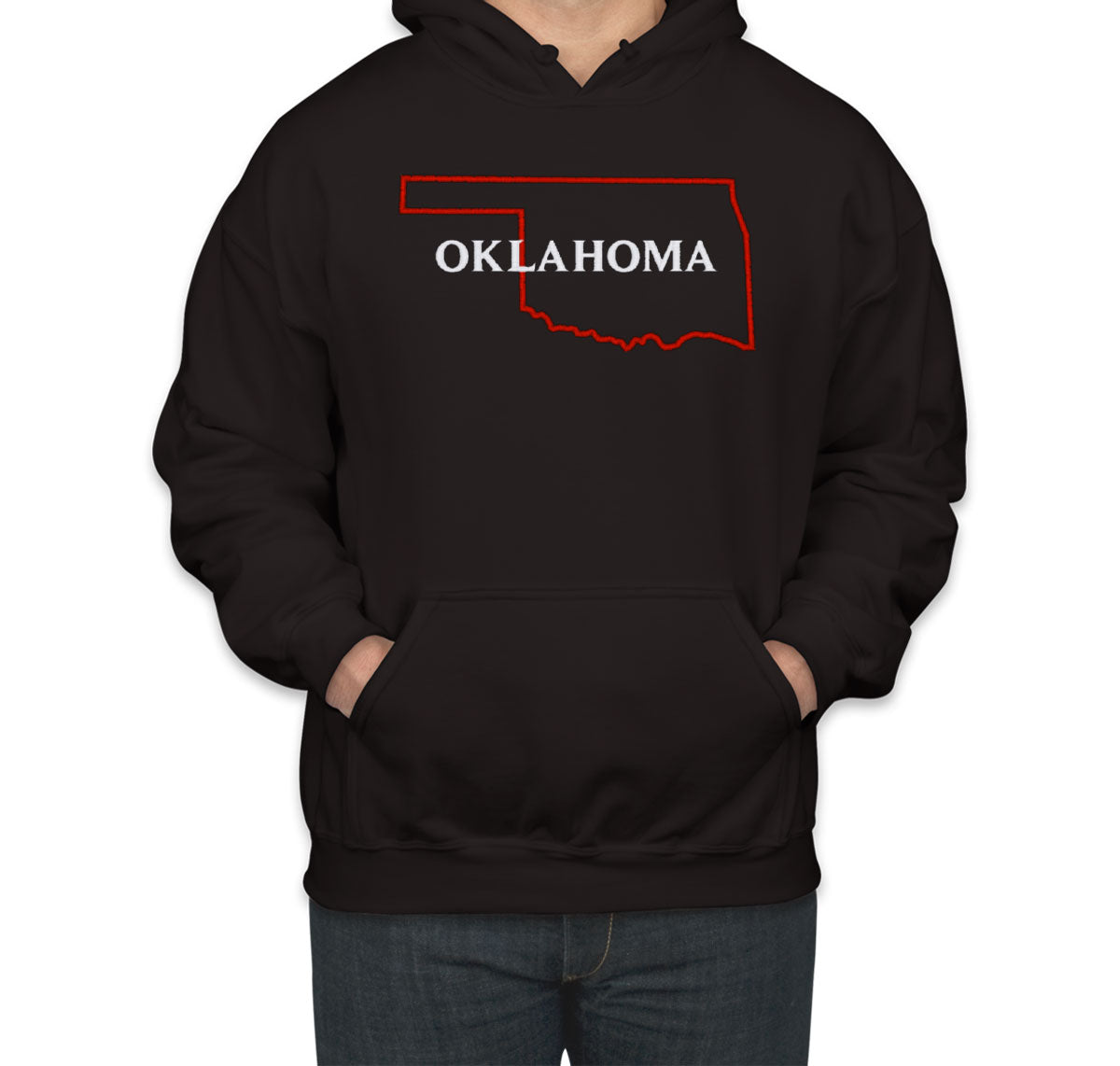 Oklahoma Embroidered Unisex Hoodie
