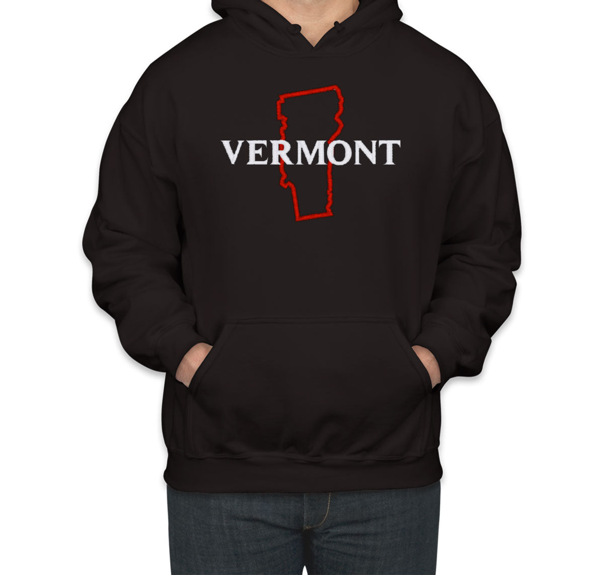 Vermont Embroidered Unisex Hoodie