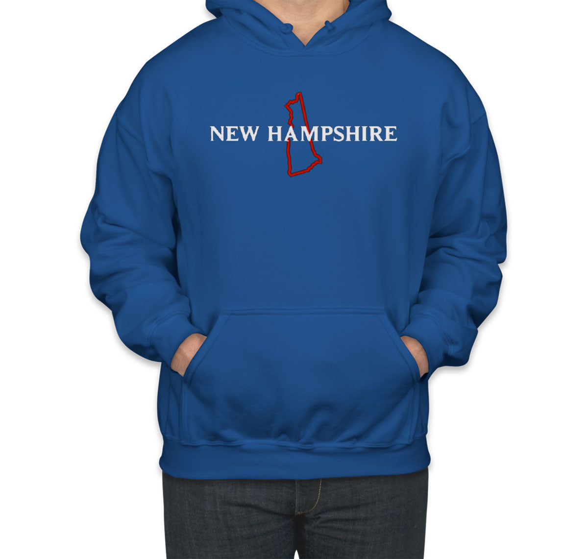 New Hampshire Embroidered Unisex Hoodie