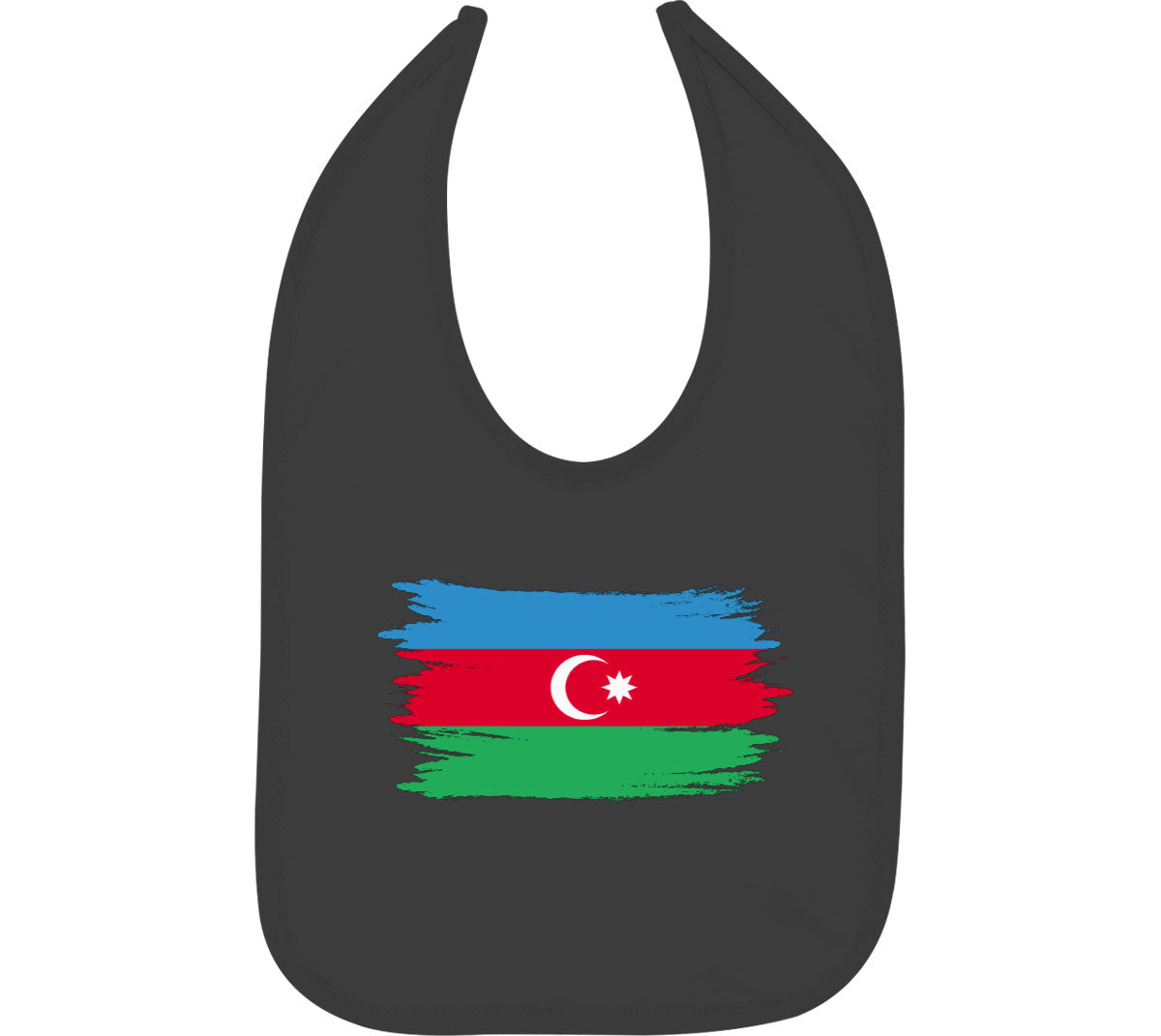 Azerbaijan Flag Baby Bib