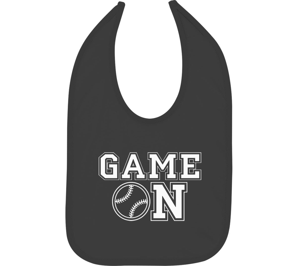 Baseball Game On Baby Bib