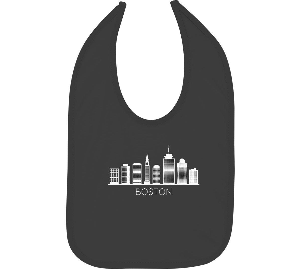 Boston Skyline Baby Bib