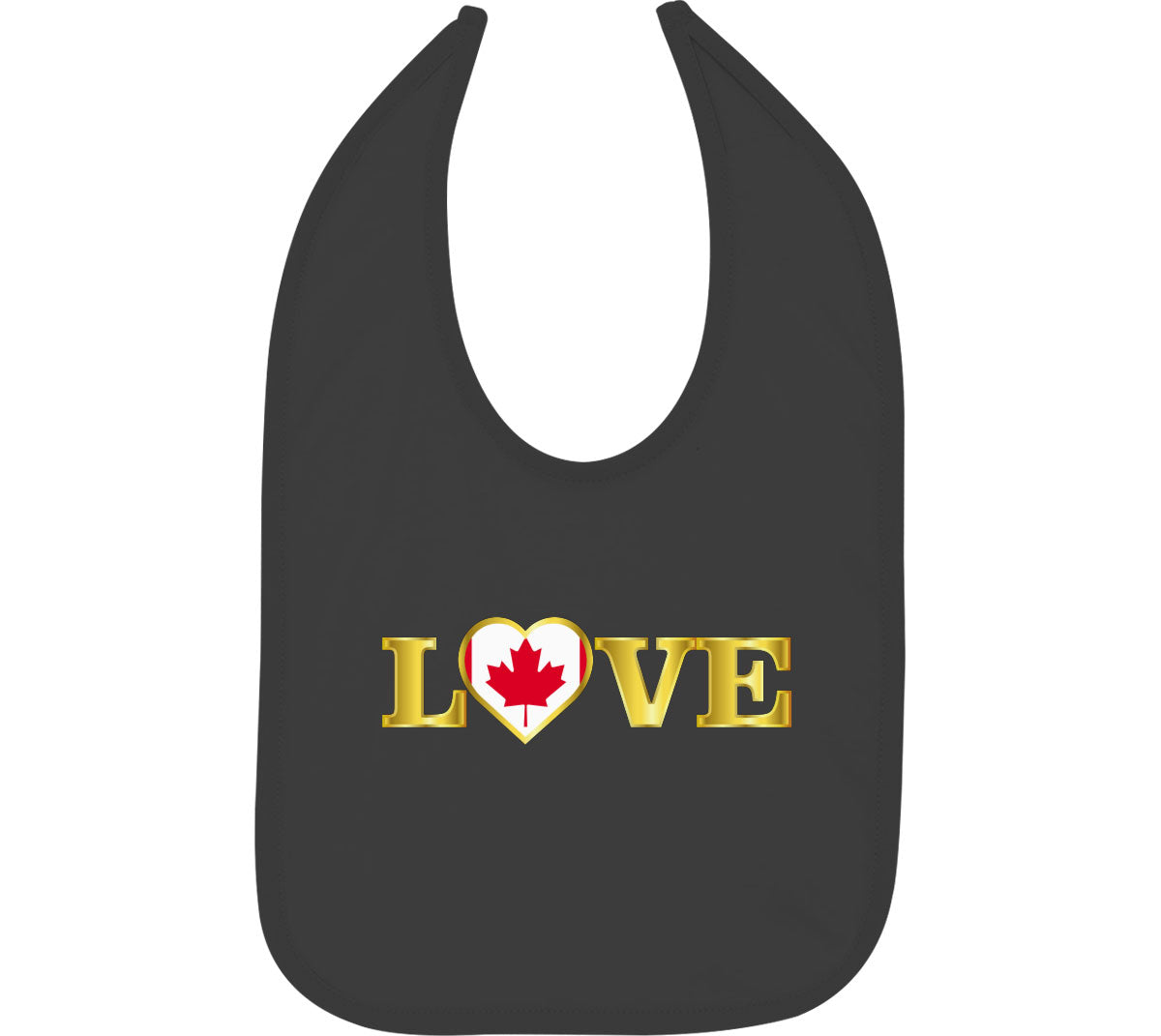 Canada Love Baby Bib