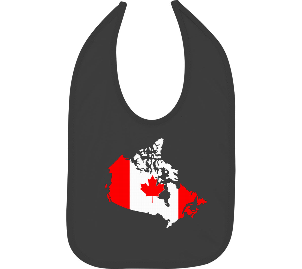 Canada Map Canada Flag Baby Bib