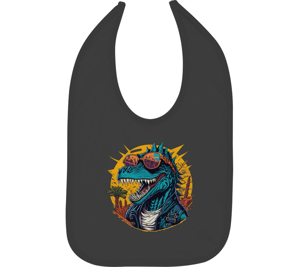 Cool Dinosaur Baby Bib