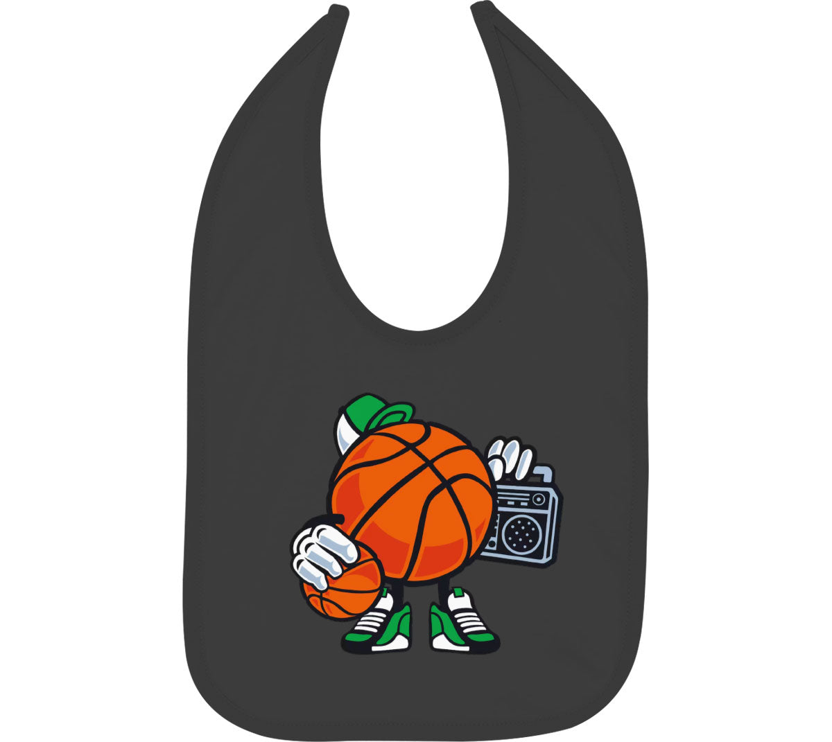 Cute Basketball Baby Bib