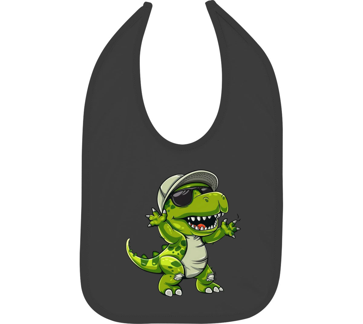 Dabbing Dinosaur Baby Bib