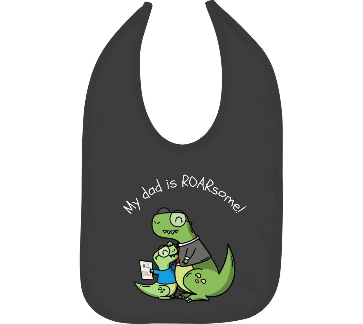 My Dad Is Roarsome Father's Day Baby Bib