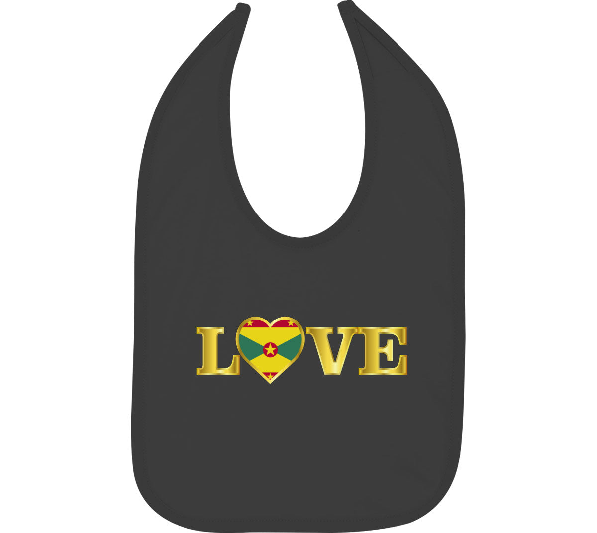 Grenada Love Baby Bib