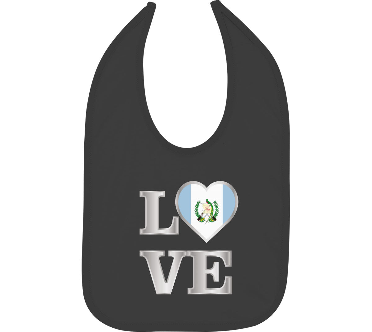 Guatemala Love Baby Bib