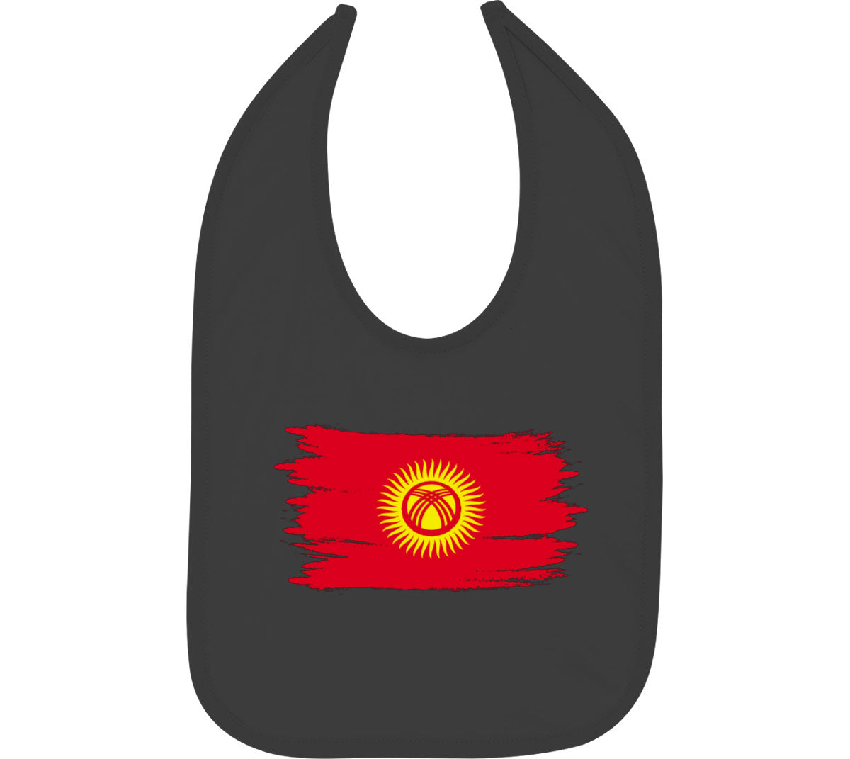 Kyrgyzstan Flag Baby Bib