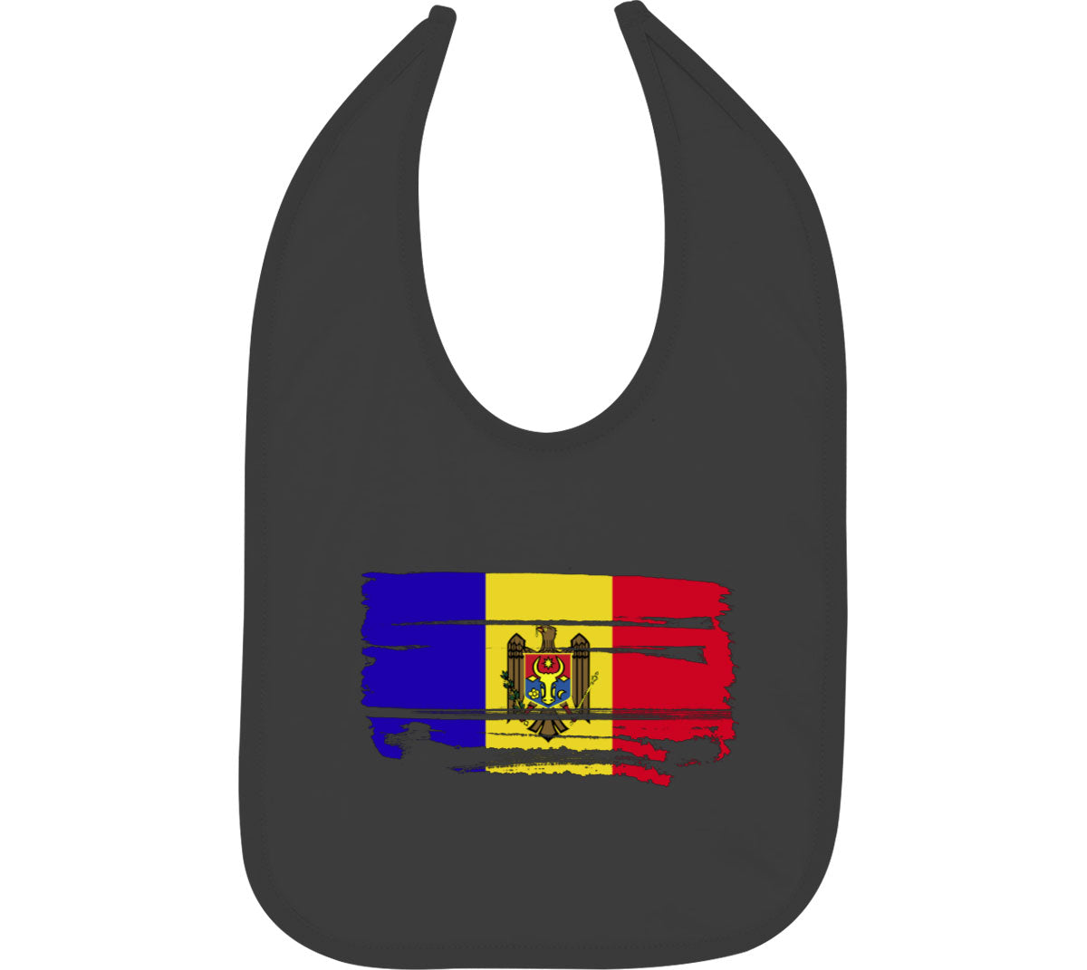 Moldova Flag Baby Bib