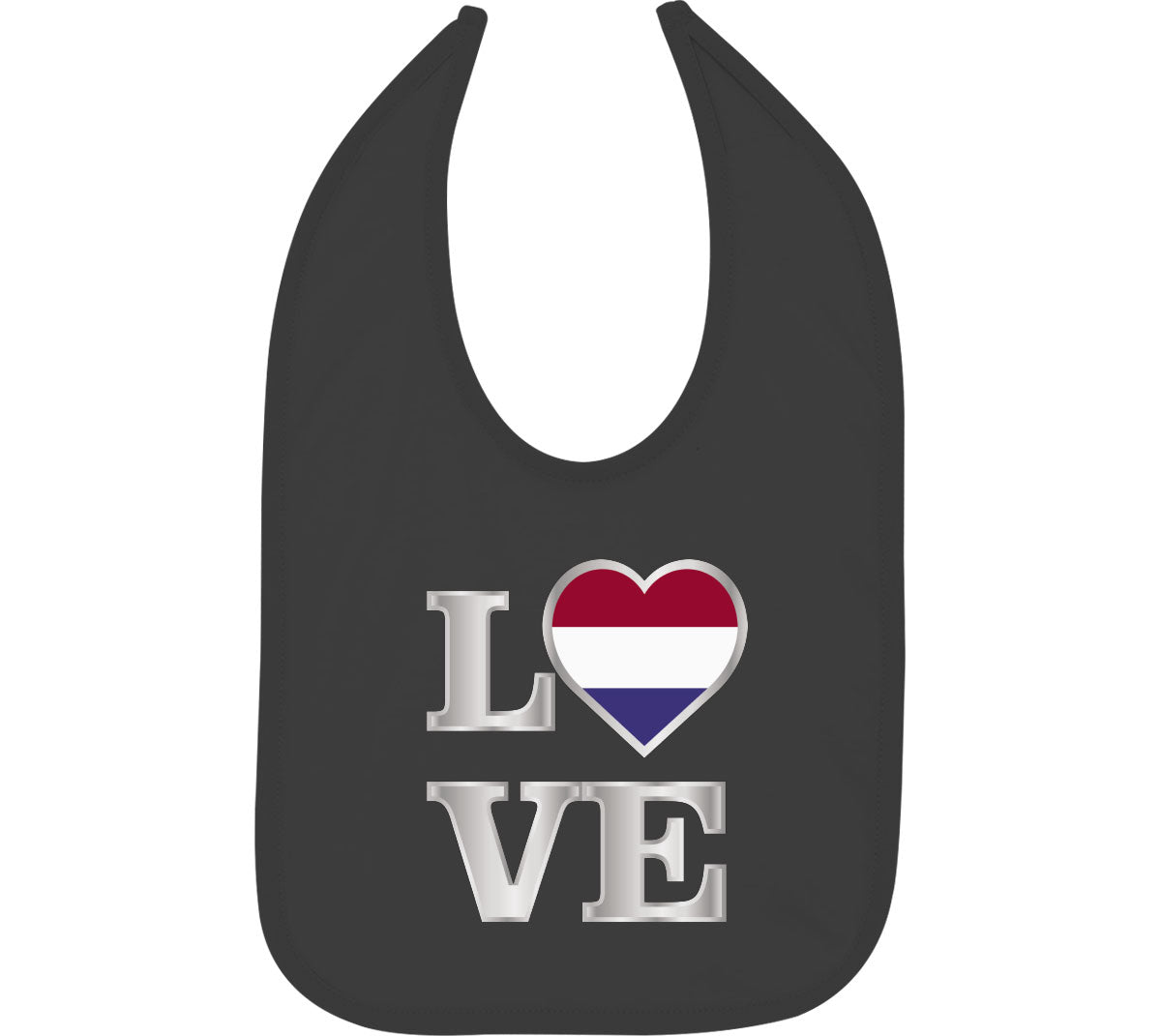 Netherlands Love Baby Bib