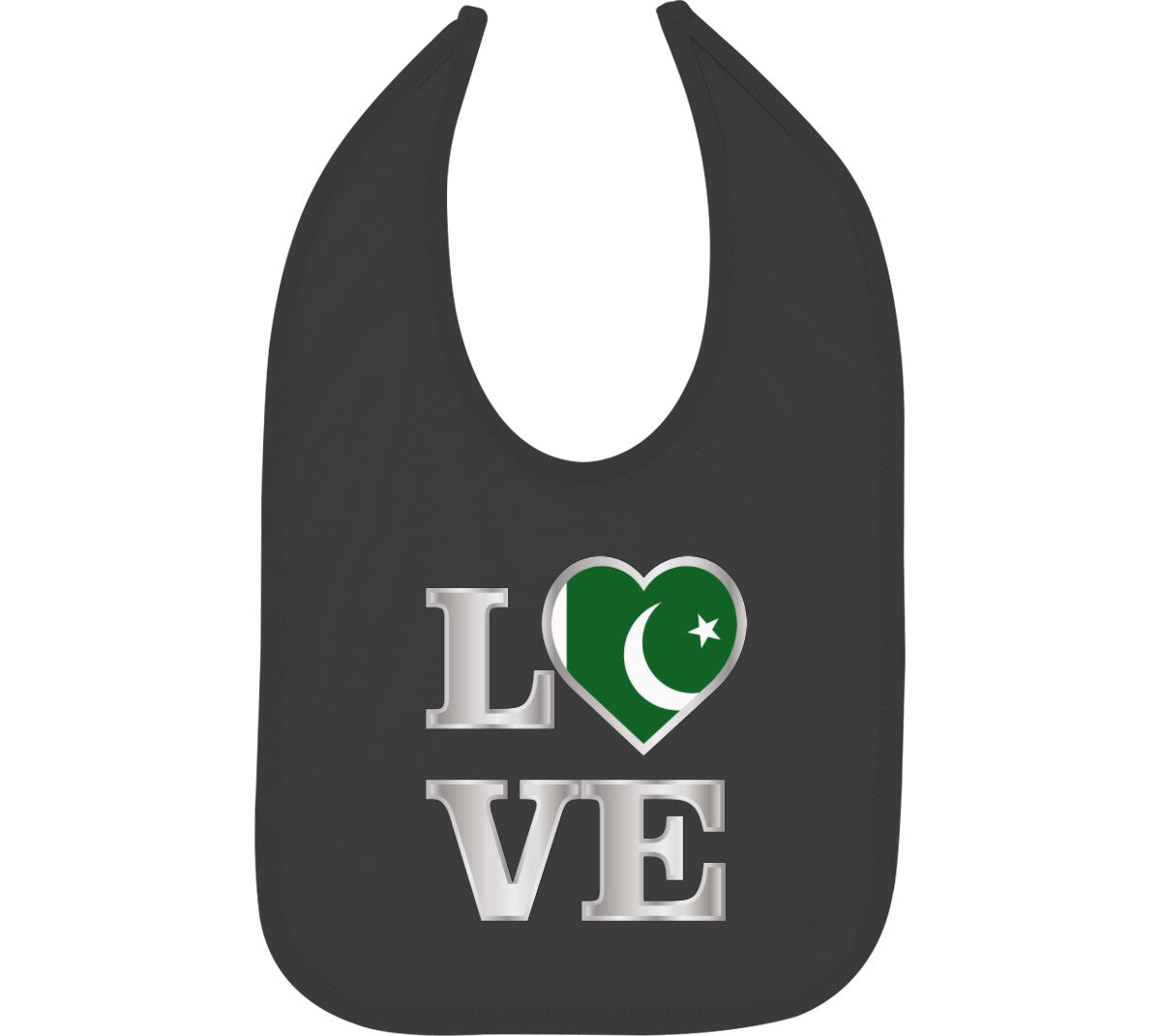 Pakistan Love Baby Bib