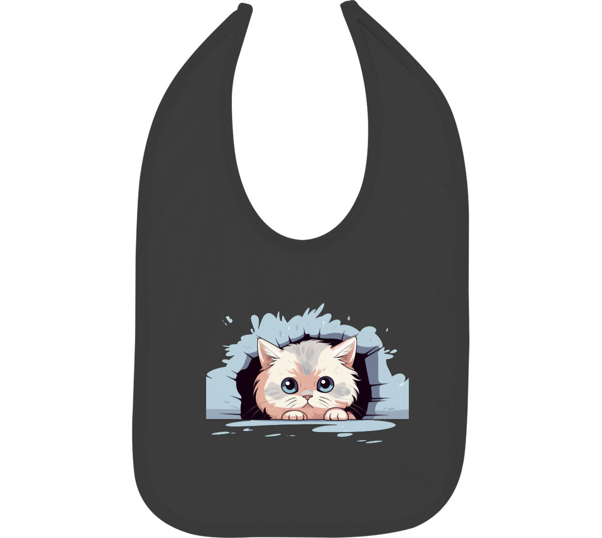 Cute Persian Cat Baby Bib