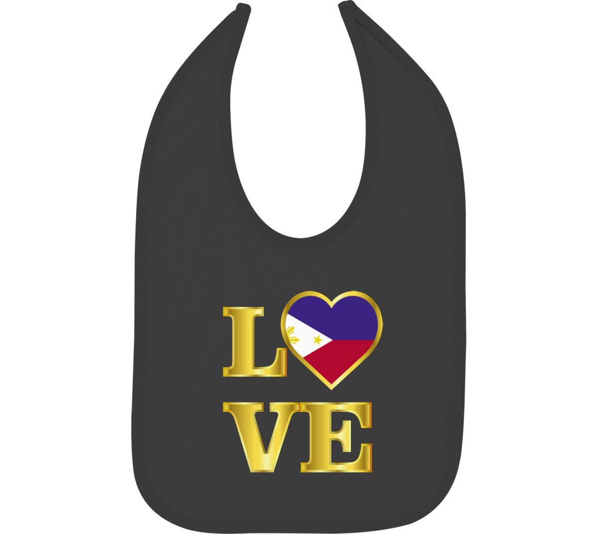 Philippines Love Baby Bib