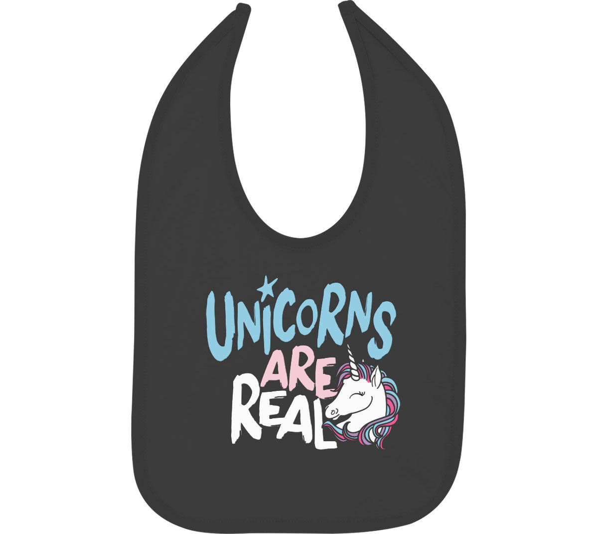 Unicorns Are Real Baby Bib
