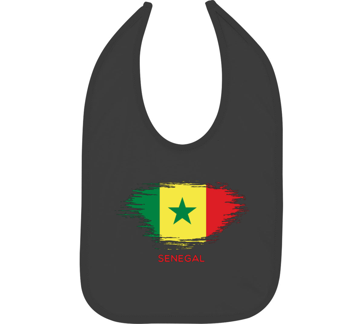 Senegal Flag Baby Bib