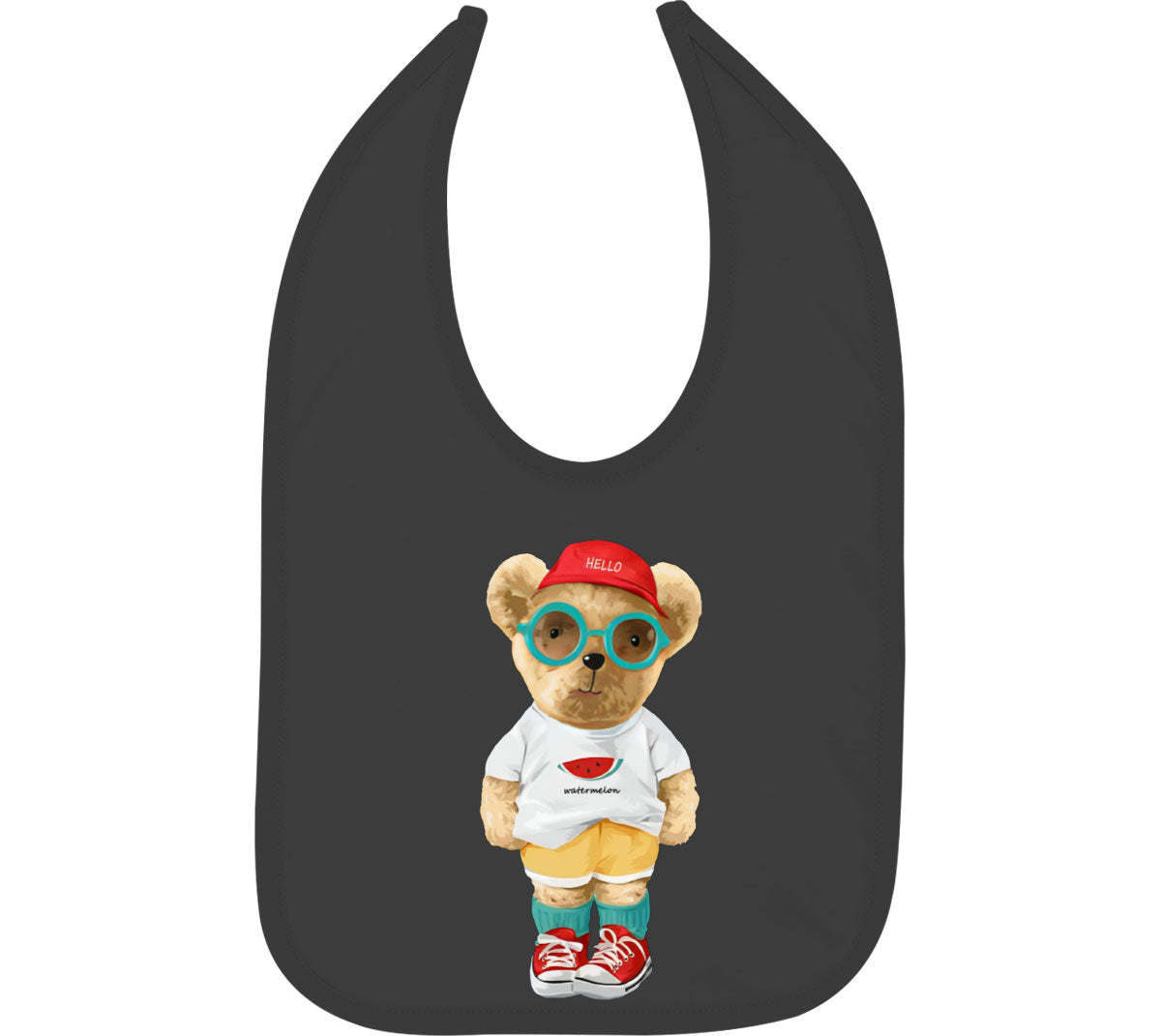 Cute Teddy Bear Baby Bib