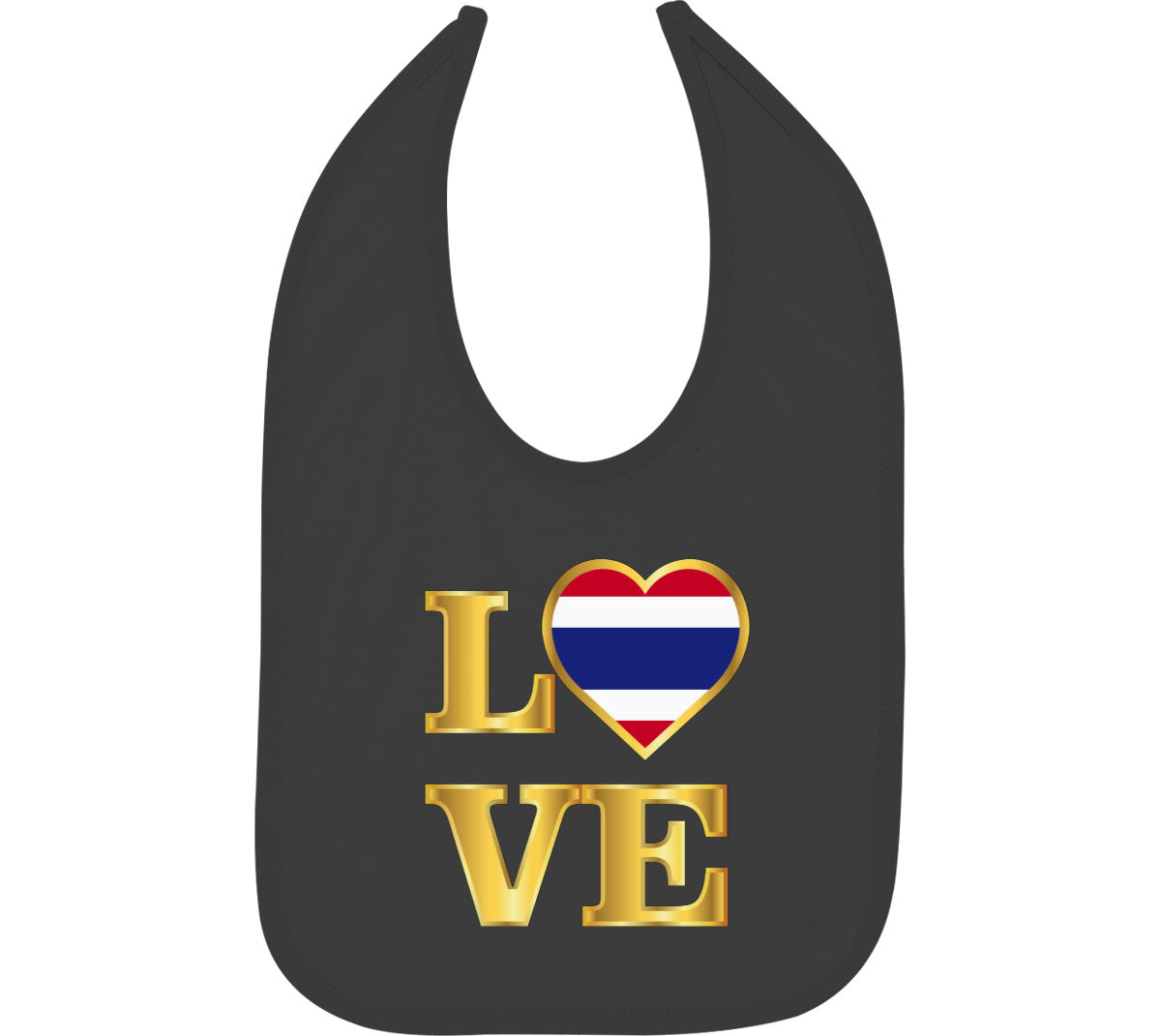 Thailand Love Baby Bib