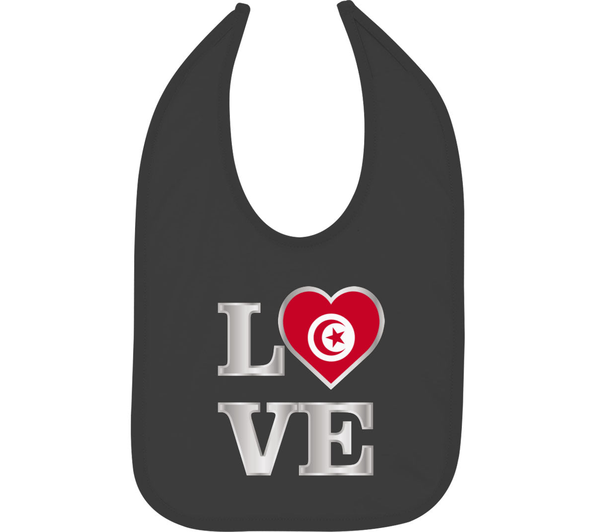 Tunisia Love Baby Bib