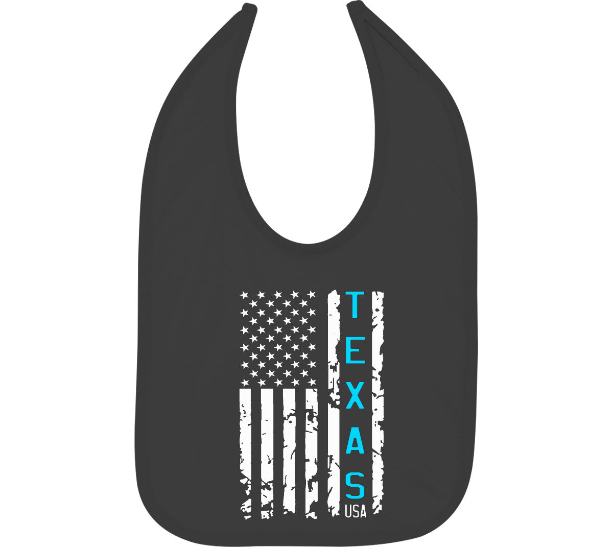 Texas American Flag Baby Bib