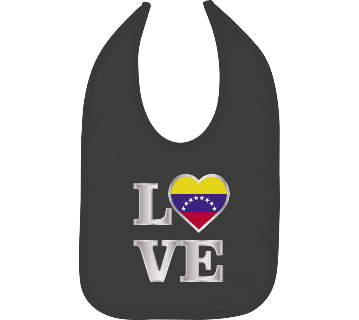 Venezuela Love Baby Bib