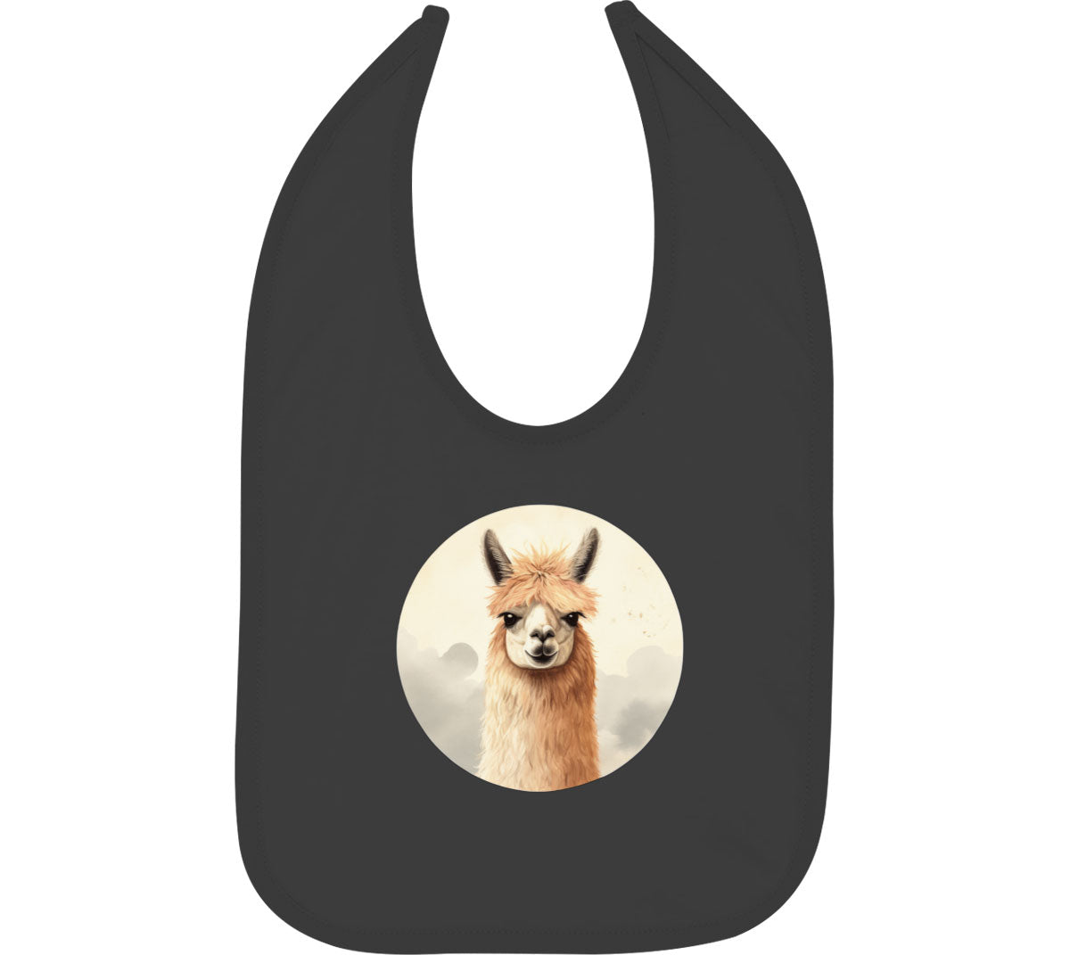 Vintage Lllama Baby Bib