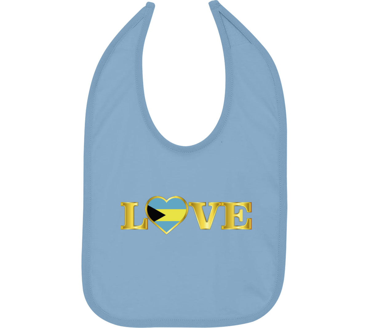 Bahamas Love Baby Bib