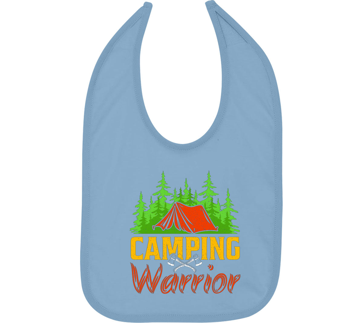 Camping Warrior Baby Bib