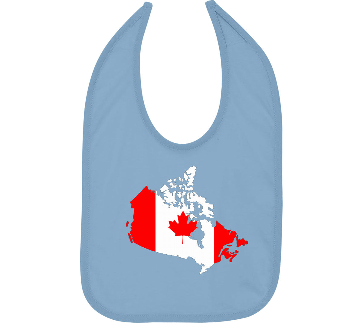 Canada Map Canada Flag Baby Bib