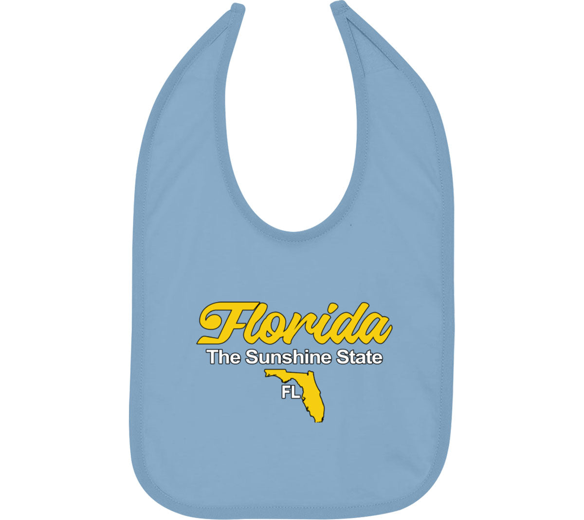 Florida The Sunshine State Baby Bib