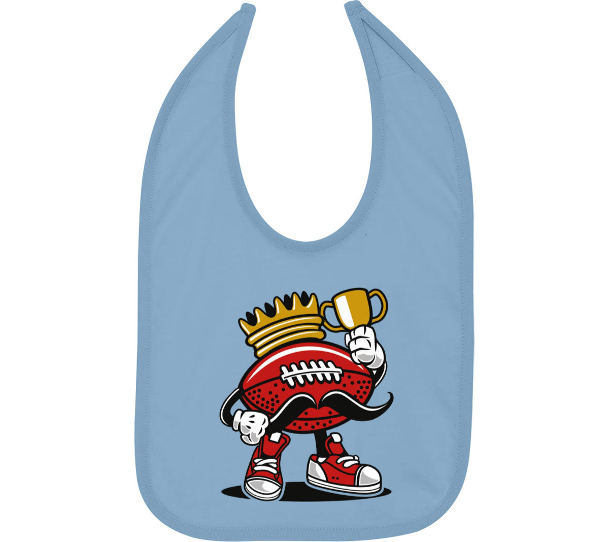 Football King Baby Bib