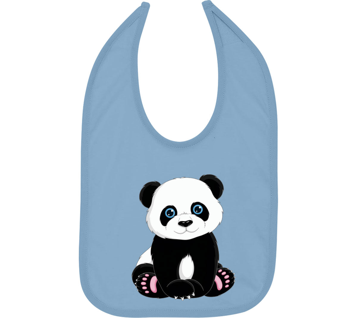 Cute Giant Panda Cartoon Baby Bib