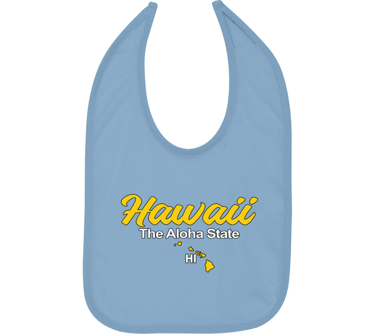 Hawaii The Aloha State Baby Bib