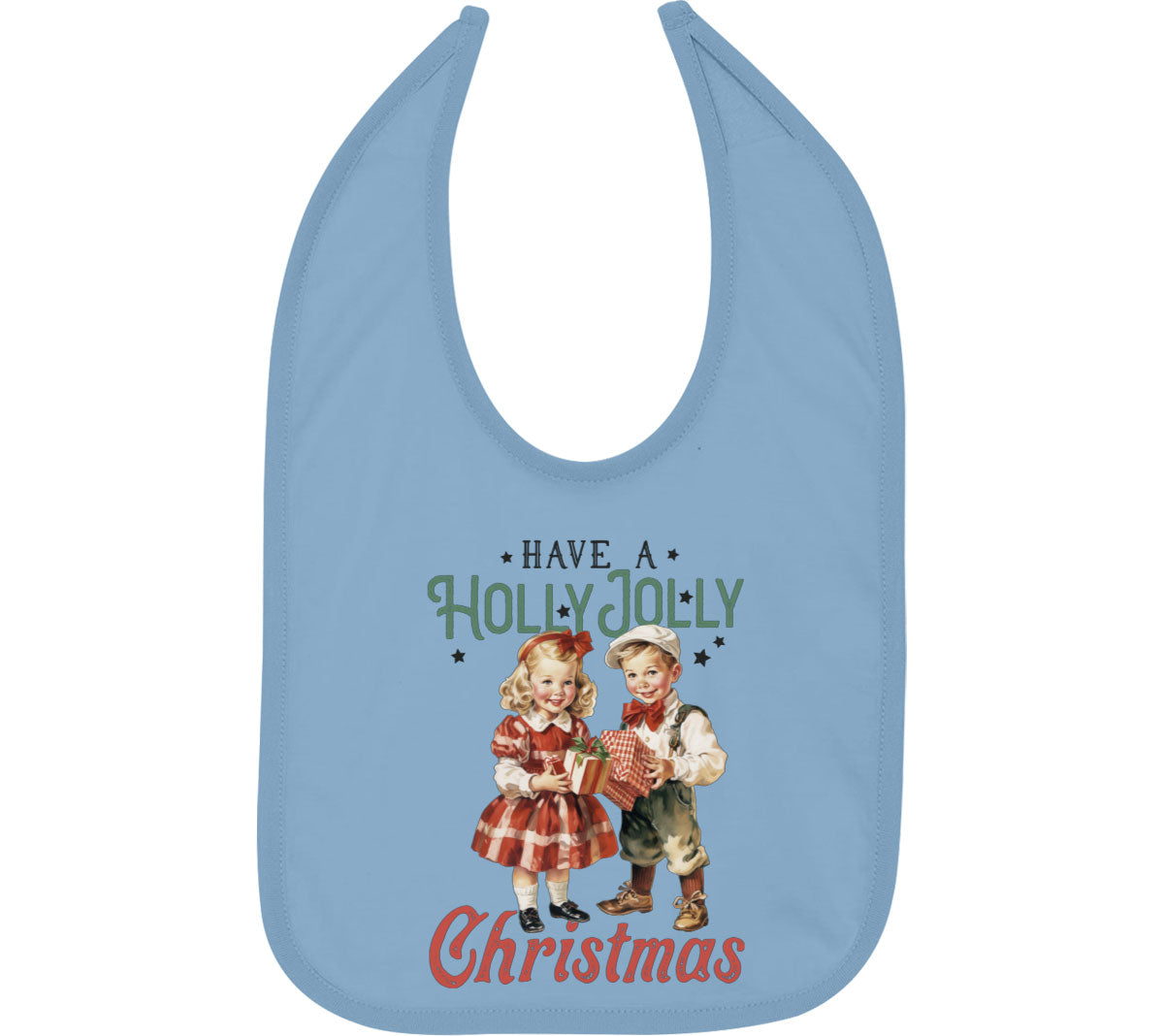 Have A Holly Jolly Christmas Baby Bib