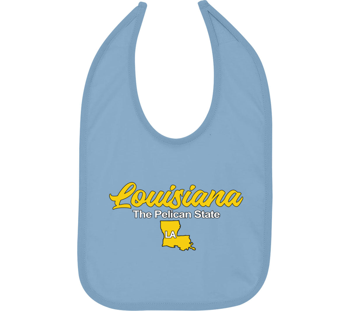 Louisiana The Pelican State Baby Bib