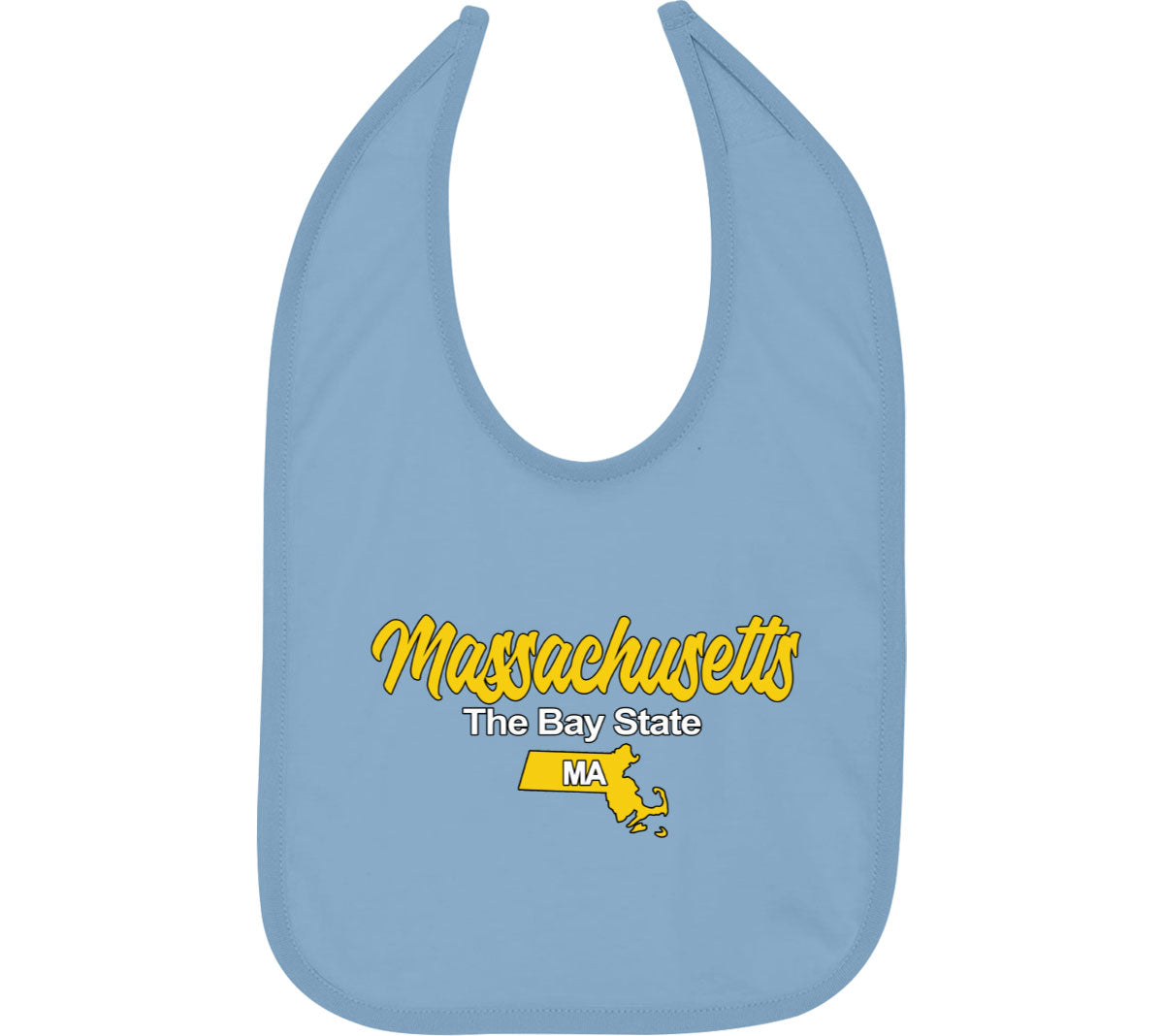 Massachusetts The Bay State Baby Bib