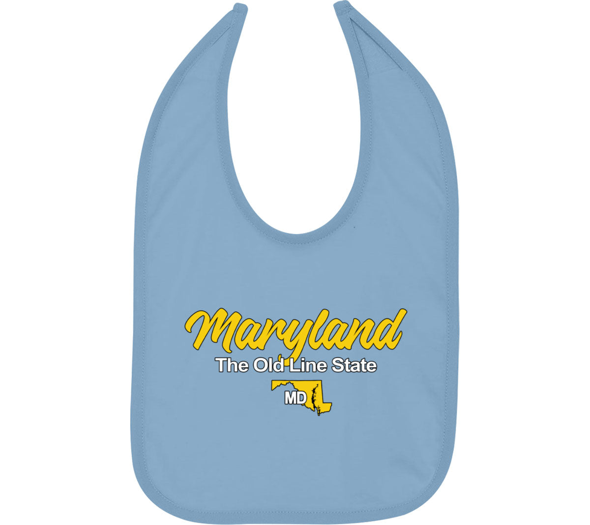 Maryland The Old Line State Baby Bib