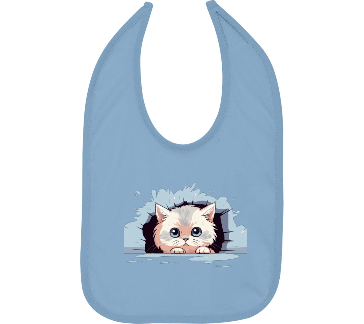 Cute Persian Cat Baby Bib