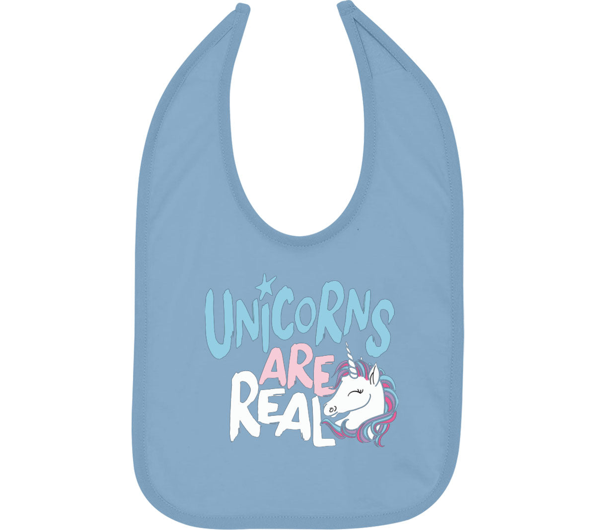 Unicorns Are Real Baby Bib